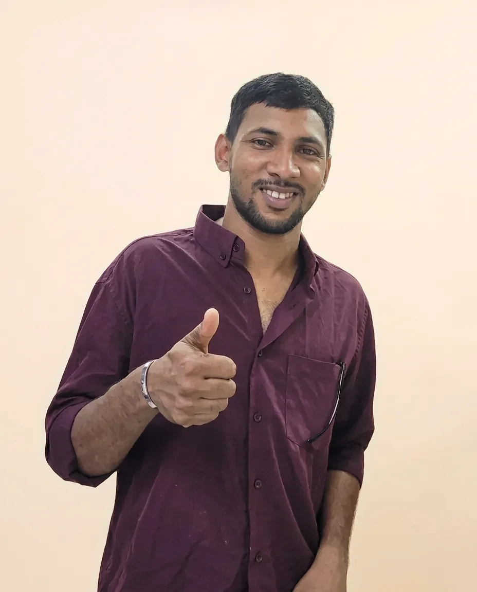 Happy patient at Best Dental Clinic, Al Rigga
